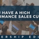 High Performance Sales Culture - Bill Caskey Podcast